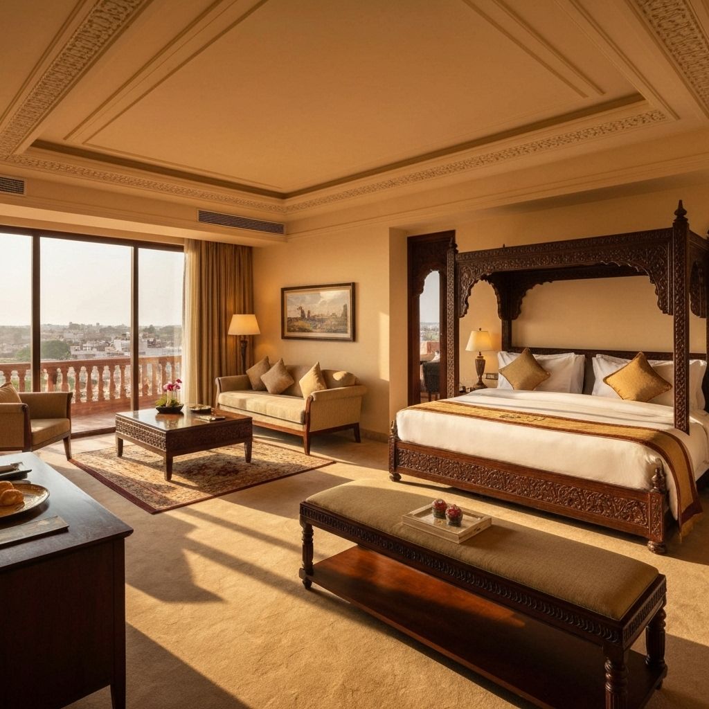 Deluxe room at Sri Janaki Mahal Trust